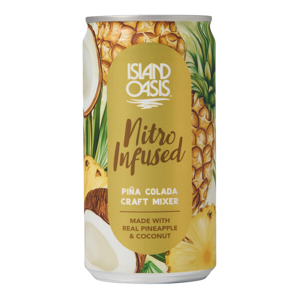 Island Oasis Nitro Infused Pina Colada Craft Mixer 8.4 oz. - 24/Case