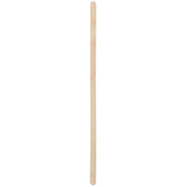 Choice 5 1/2" Eco-Friendly Unwrapped Wooden Coffee / Drink Stirrer - 10,000/Case