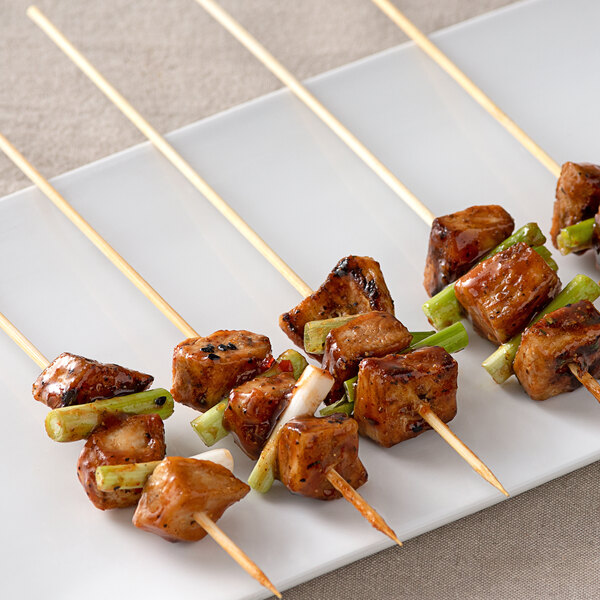 EcoChoice 10" Compostable Round Bamboo Skewer - 10,000/Case