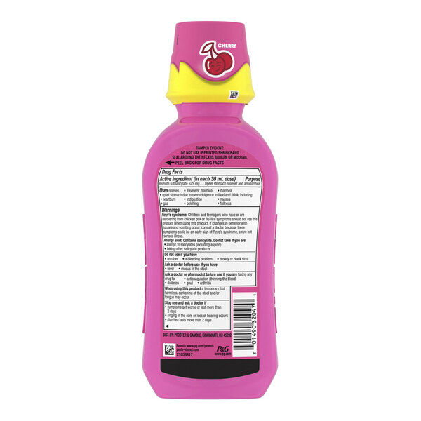Pepto Bismol 10301490320478 12 oz. Cherry Digestive Relief Liquid - 12/Case