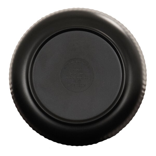 Cal-Mil Arista 16 oz. Round Black Melamine Bowl - 6/Case