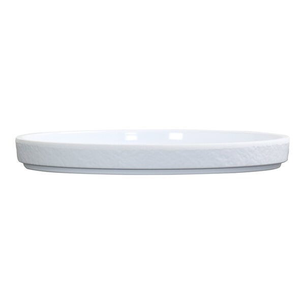 Cal-Mil Selene 6" White Round Melamine Plate - 6/Case