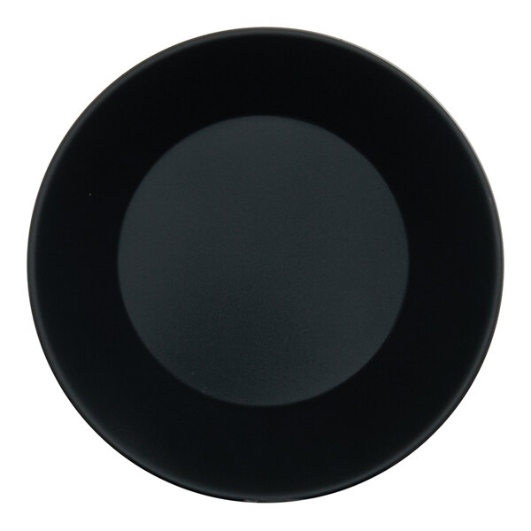 Cal-Mil Classic Coupe 13 oz. Round Black Melamine Bowl - 6/Case