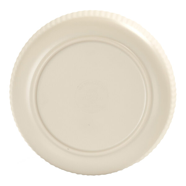 Cal-Mil Arista 30 oz. Round Ivory Melamine Bowl - 6/Case