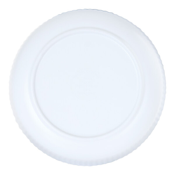 Cal-Mil Arista 30 oz. Round White Melamine Bowl - 6/Case