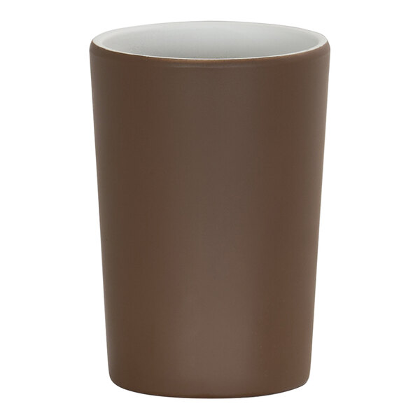 Cal-Mil Hudson 3 3/4" x 6" Stoneware Round Melamine Flatware Cylinder 24406-4-89 - 3/Case