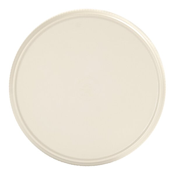 Cal-Mil Arista 8" Round Ivory Low Rim Melamine Coupe Plate - 6/Case