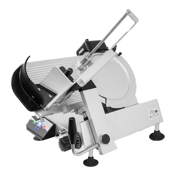 Globe S2 Series Premium Advanced SG213A 13" Heavy-Duty Automatic Gravity-Feed Meat / Cheese Slicer - 110V, 1/2 hp