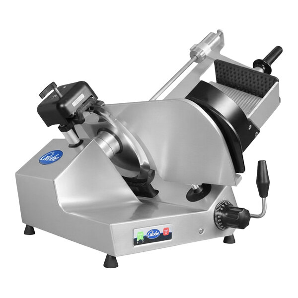 Globe S2 Series Premium S213 13" Heavy-Duty Manual Gravity-Feed Meat / Cheese Slicer - 110V, 1/2 hp