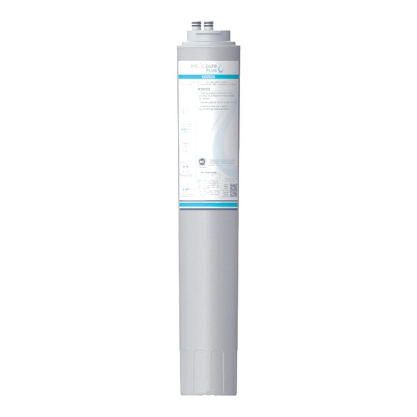 A replacement filter cartridge for the Arctic Pure Plus AR-40000P water filtration system by Manitowoc.