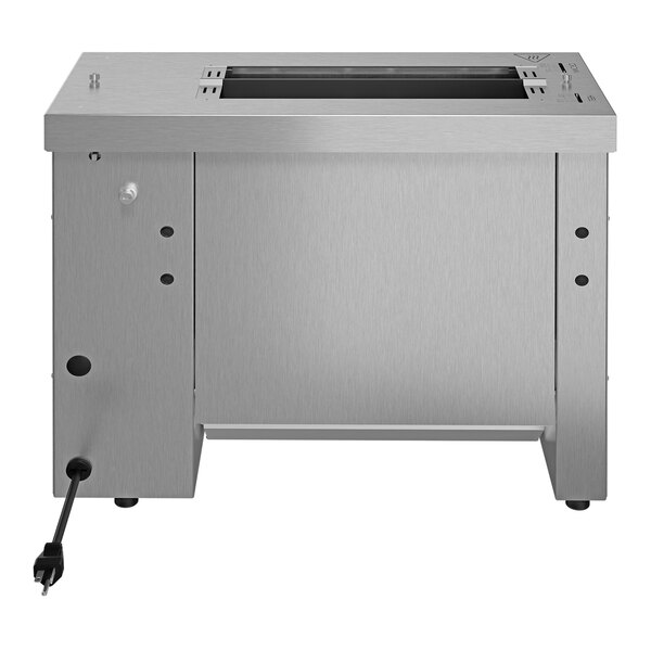Vollrath VCBT4-240 CBT15 Vertical Contact Bun Toaster with Variable Speed Control, Silicone Belts, and Auxiliary Bun Warmers - 240V, 3,300W