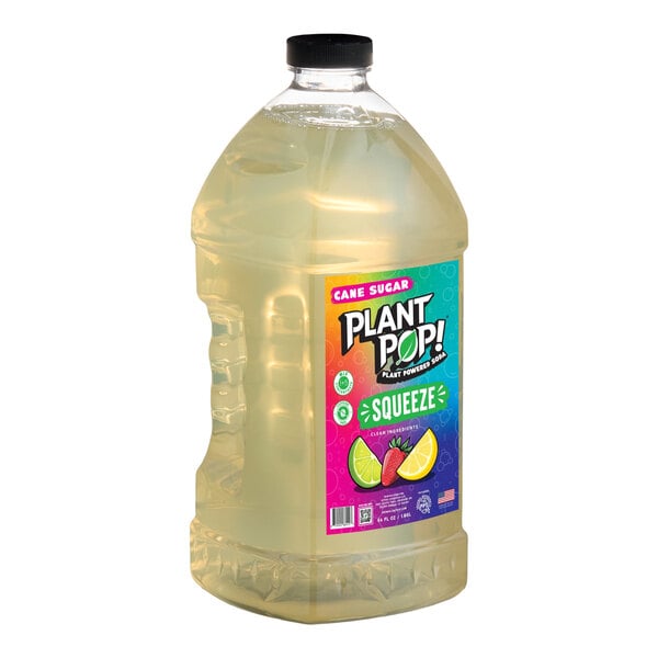 Lotus Plant Pop Squeeze 5:1 Soda Concentrate 64 fl. oz. - 6/Case