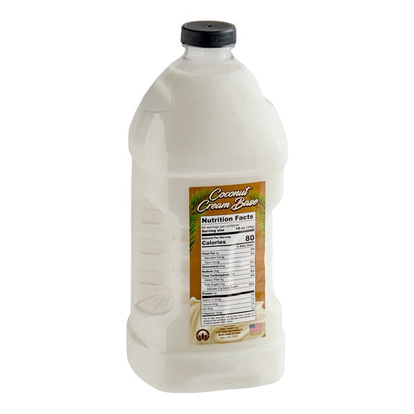 Lotus Plant Energy Coconut Cream Base 3:1 Concentrate 64 fl. oz. - 6/Case
