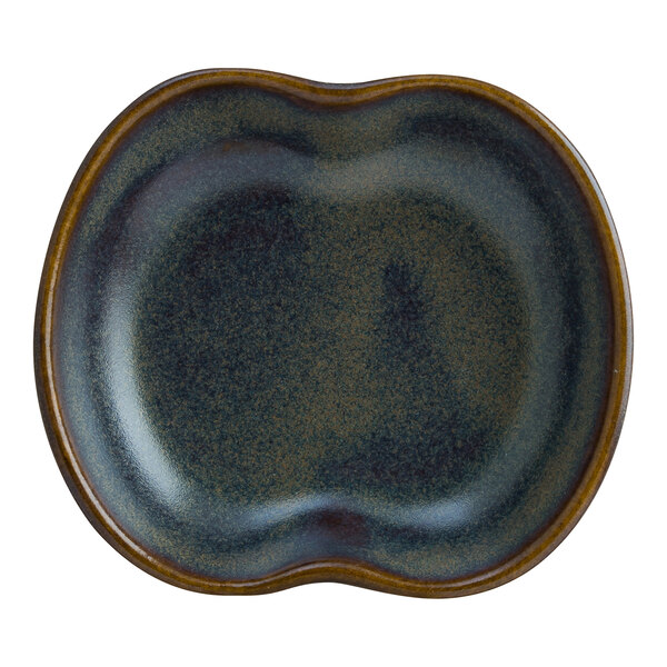 Bonna by Global Tableware Collective East Gloire 2.25 oz. Unique Blue Green Porcelain Ramekin - 12/Case