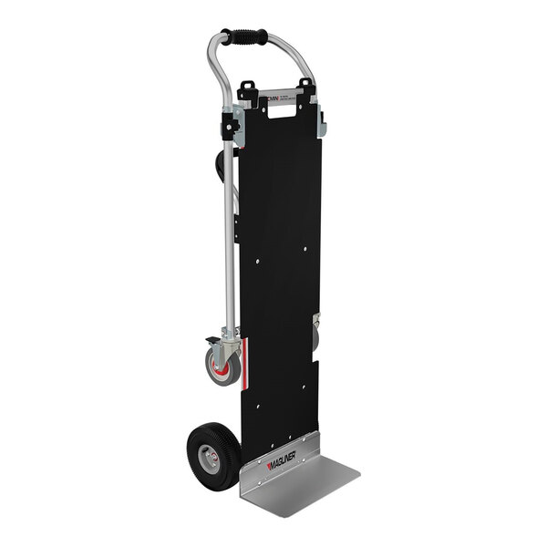 Magliner Gemini XL 1,300 lb. Aluminum Convertible Hand Truck with High-Density Polyurethane Deck, U-Loop Handle, Straight-Loop Handle, and (2) 10" 4-Ply Pneumatic Wheels GEKXL4G74R