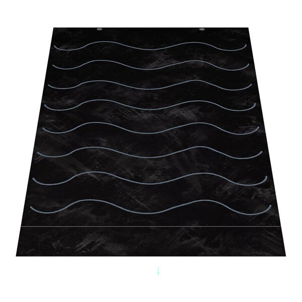 A black silicone belt wrap with wavy grooves designed for the Vollrath VCBT Series, sold in a pack of two.