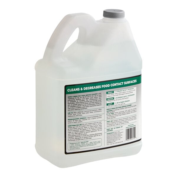 Simple Green Pro 0610100401128 1 Gallon Concentrated Food Service Cleaner / Degreaser