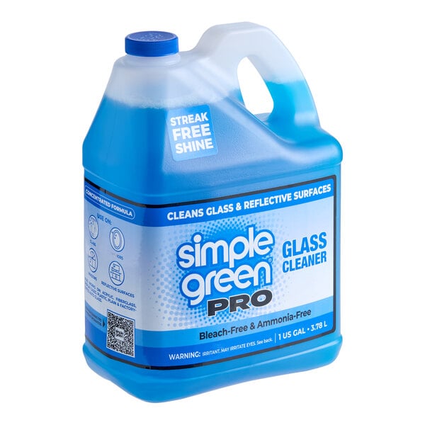 Simple Green Pro 1110100401128 1 Gallon Bright Morning Sunshine Scent Concentrated Glass Cleaner