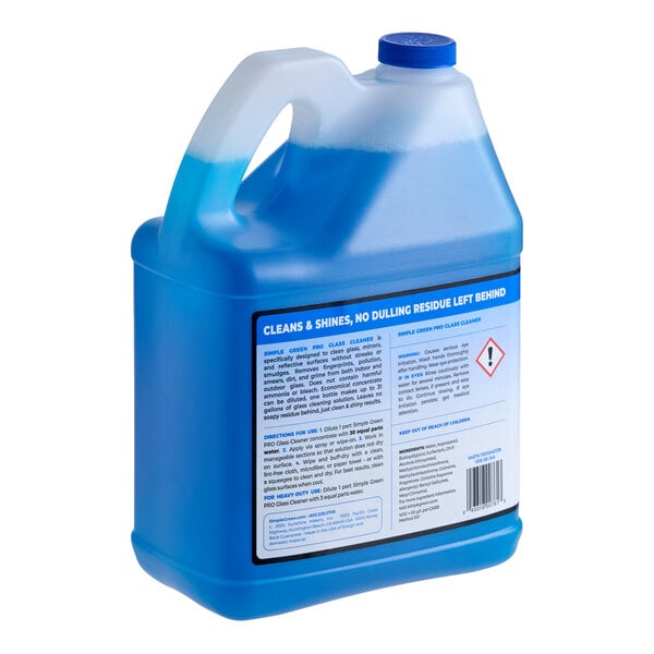 Simple Green Pro 1110100401128 1 Gallon Bright Morning Sunshine Scent Concentrated Glass Cleaner
