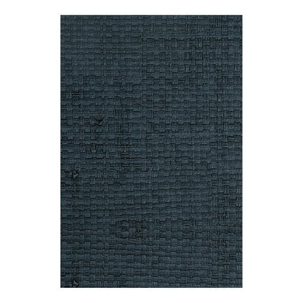 A dark textured double panel rattan Oxford cover measuring 5.5 by 8.5 inches.
