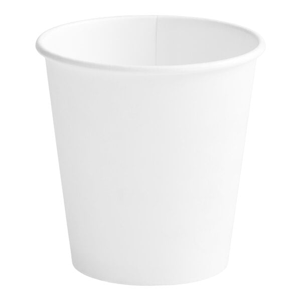 Solo 10 oz. White Single-Sided Poly Paper Hot Cup 510W - 1,000/Case