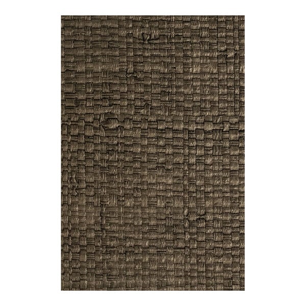 H. Risch, Inc. Rattan 5 1/2" x 8 1/2" Customizable Mocha 2-View Menu Cover - 25/Case
