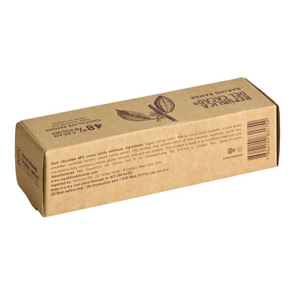 Republica Del Cacao 48% Dark Chocolate Batons - 300/Box