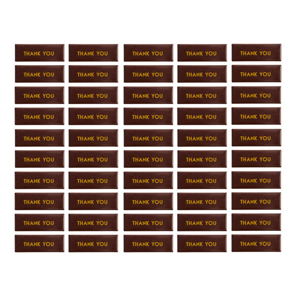 Chocolatree Thank You Chocolate Decoration - 50/Box