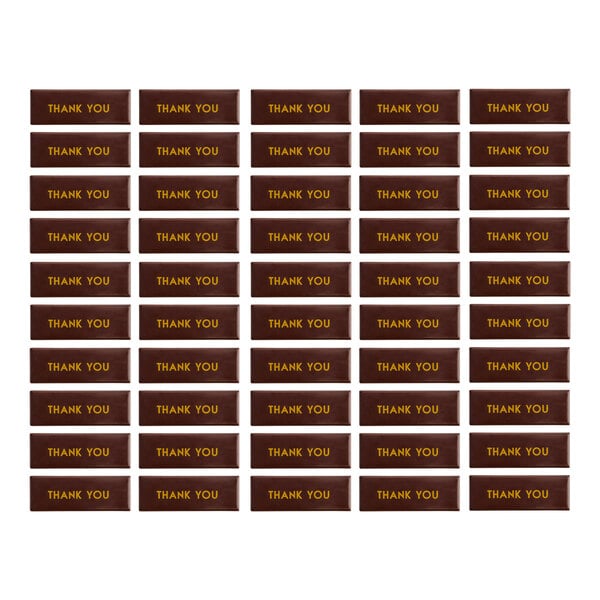 Chocolatree Thank You Chocolate Decoration - 300/Case
