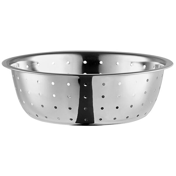 Thunder Group 4.5 Qt. Stainless Steel Coarse Chinese Colander SLCIL11L