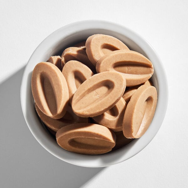 Valrhona Almond Inspiration Couverture Feve 6.6 lb. - 3/Case