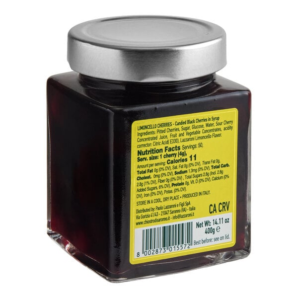 Lazzaroni Limoncello Cherries 400 Grams
