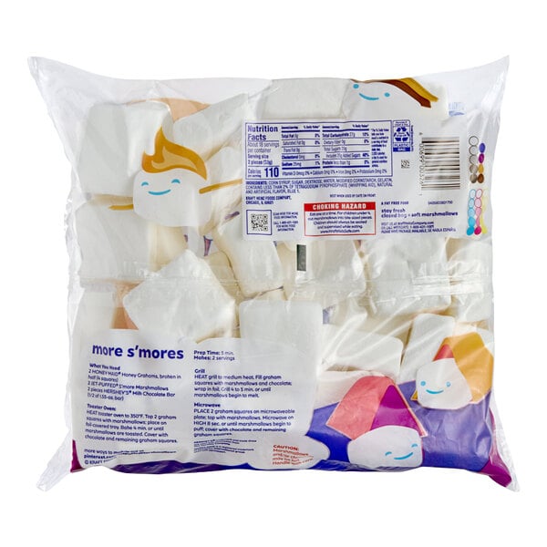 Jet-Puffed S'more Vanilla Marshmallows 21 oz. - 10/Case