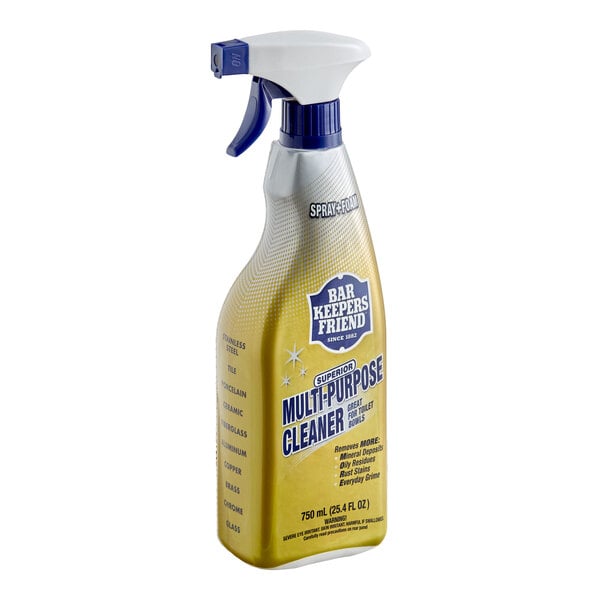 Bar Keepers Friend Superior 11727 25.4 oz. Multi-Purpose Spray / Foam Cleaner - 6/Case
