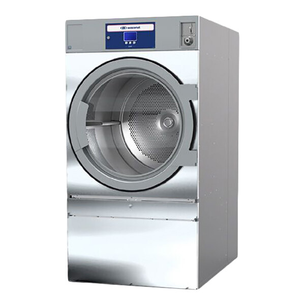 Wascomat D735 9872230065FMISF 10.2 cu. ft. 28 1/16" Natural Gas Front-Load Commercial Dryer - Coin Operated - 120V