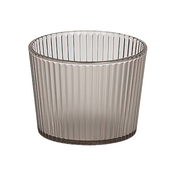 Front of the House Gatsby 4 oz. Smoke ABS Plastic Bento Ramekin - 72/Case