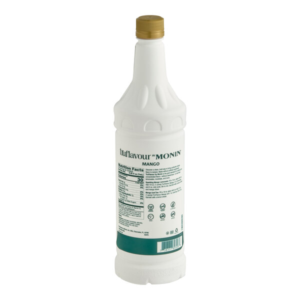 TruFlavour by Monin Unsweetened Mango Flavor Concentrate 1 Liter - 4/Case