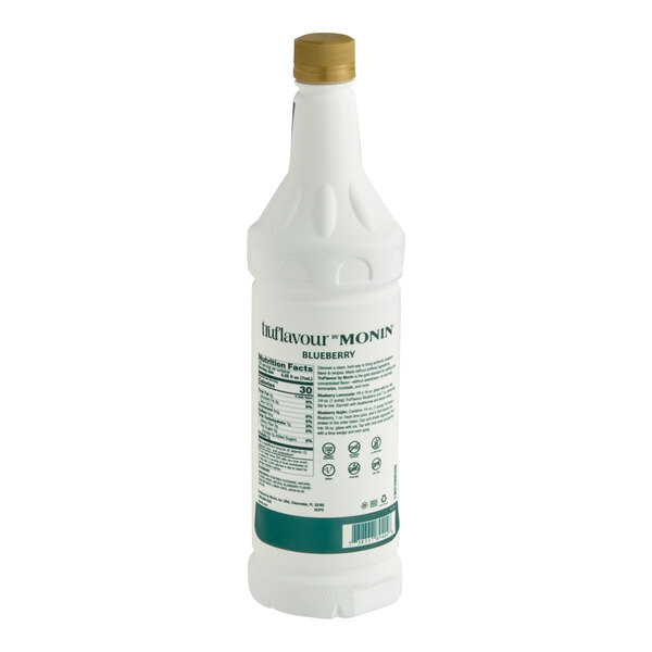 TruFlavour by Monin Unsweetened Blueberry Flavor Concentrate 1 Liter