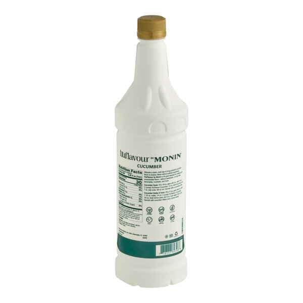 TruFlavour by Monin Unsweetened Cucumber Flavor Concentrate 1 Liter