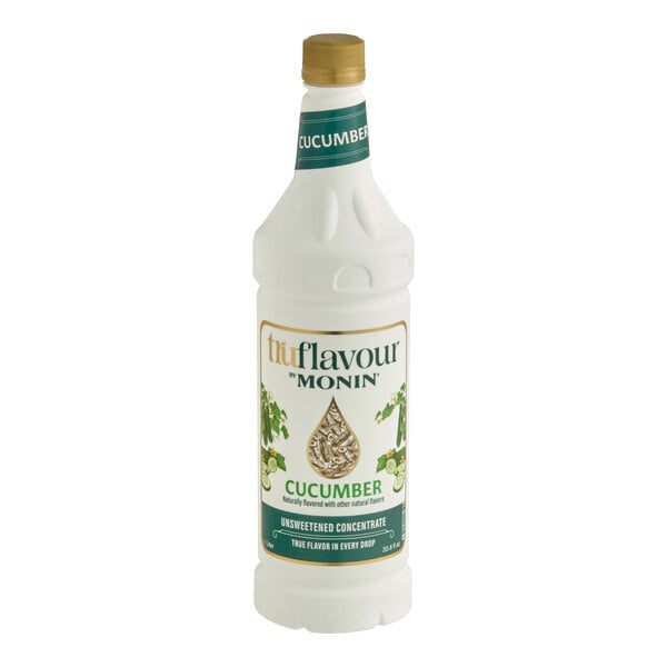TruFlavour by Monin Unsweetened Cucumber Flavor Concentrate 1 Liter