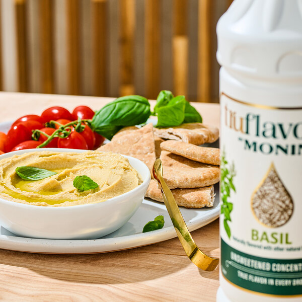 TruFlavour by Monin Unsweetened Basil Culinary Flavor Concentrate 1 Liter