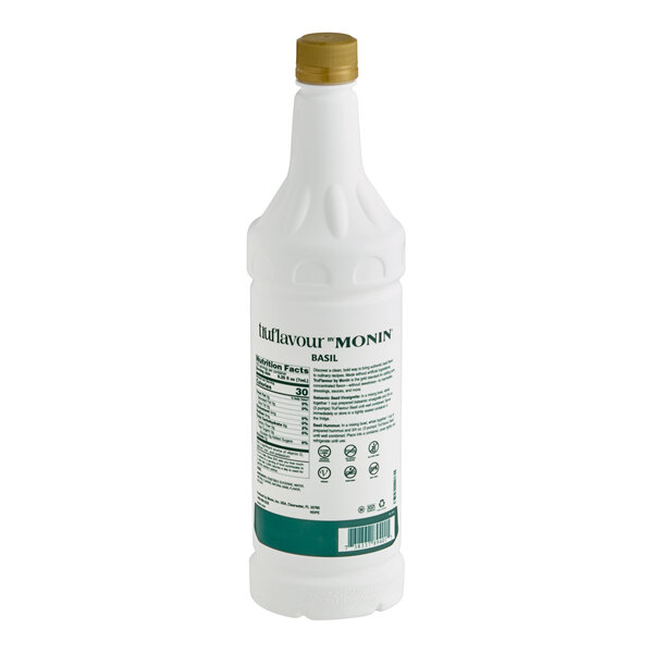 TruFlavour by Monin Unsweetened Basil Culinary Flavor Concentrate 1 Liter