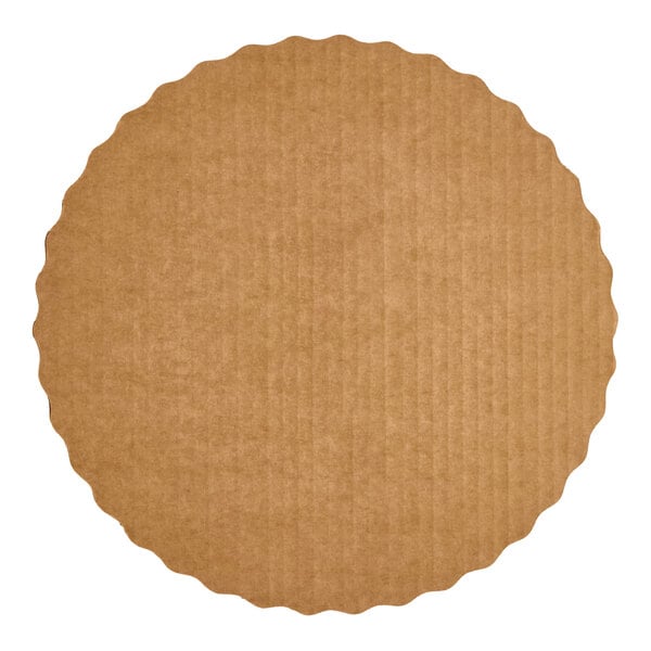 Enjay 12" Gold Laminated Corrugated Cake Circle - 100/Case