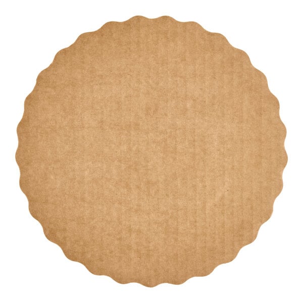 Enjay 9" Gold Laminated Corrugated Cake Circle - 200/Case