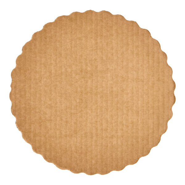 Enjay 10" Gold Laminated Corrugated Cake Circle - 200/Case