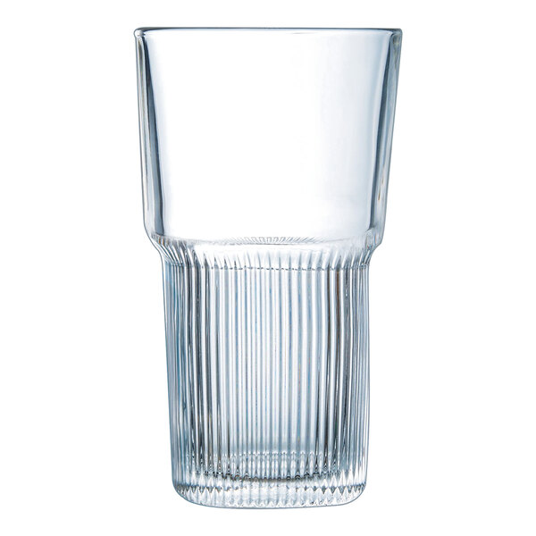 Arcoroc Starline 16 oz. Fully Tempered Stackable Beverage Glass by Arc Cardinal - 12/Case