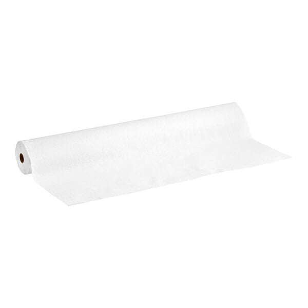 Hoffmaster 40" x 300' White Paper Table Cover Roll