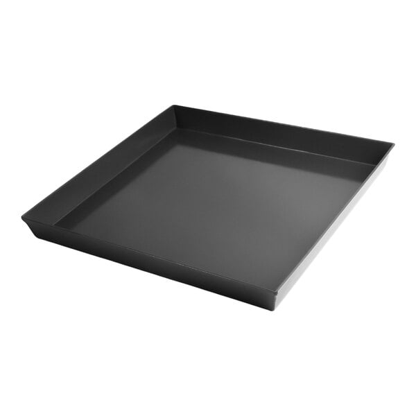 Chicago Metallic 14" x 14" x 1 1/2" BAKALON Pre-Seasoned Aluminum Sicilian Style Pizza Pan 97034