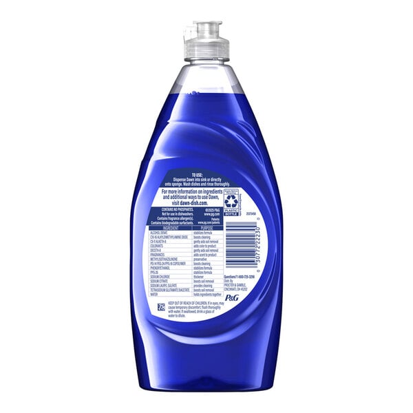 Dawn Platinum 10030772222307 30 oz. Fresh Rain Dish Soap - 8/Case