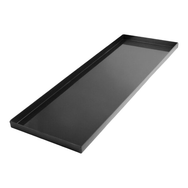 Chicago Metallic 23 5/8" x 7 7/8" x 3/4" BAKALON Pre-Seasoned Aluminum Roman Style Pizza Pan 96010